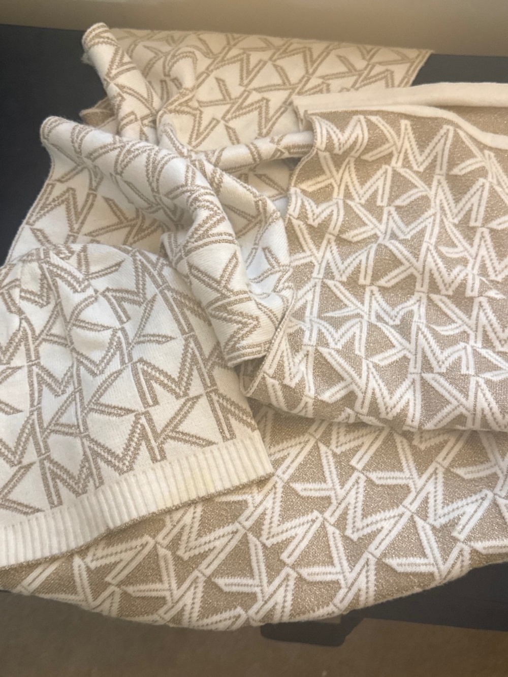 Michael Kors matching scarf and Bernie